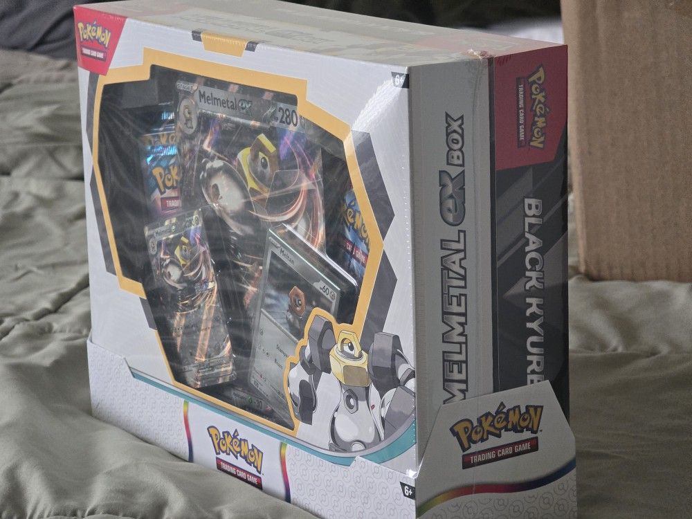 Pokemon Black Kyurem & Melmetal EX Collection Box Bundle