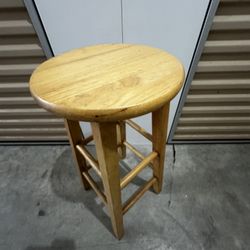 Wooden Bar Stool 