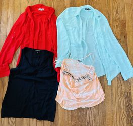 4 Pack Assorted Long Sleeve & Sleeveless Express Small Shirts