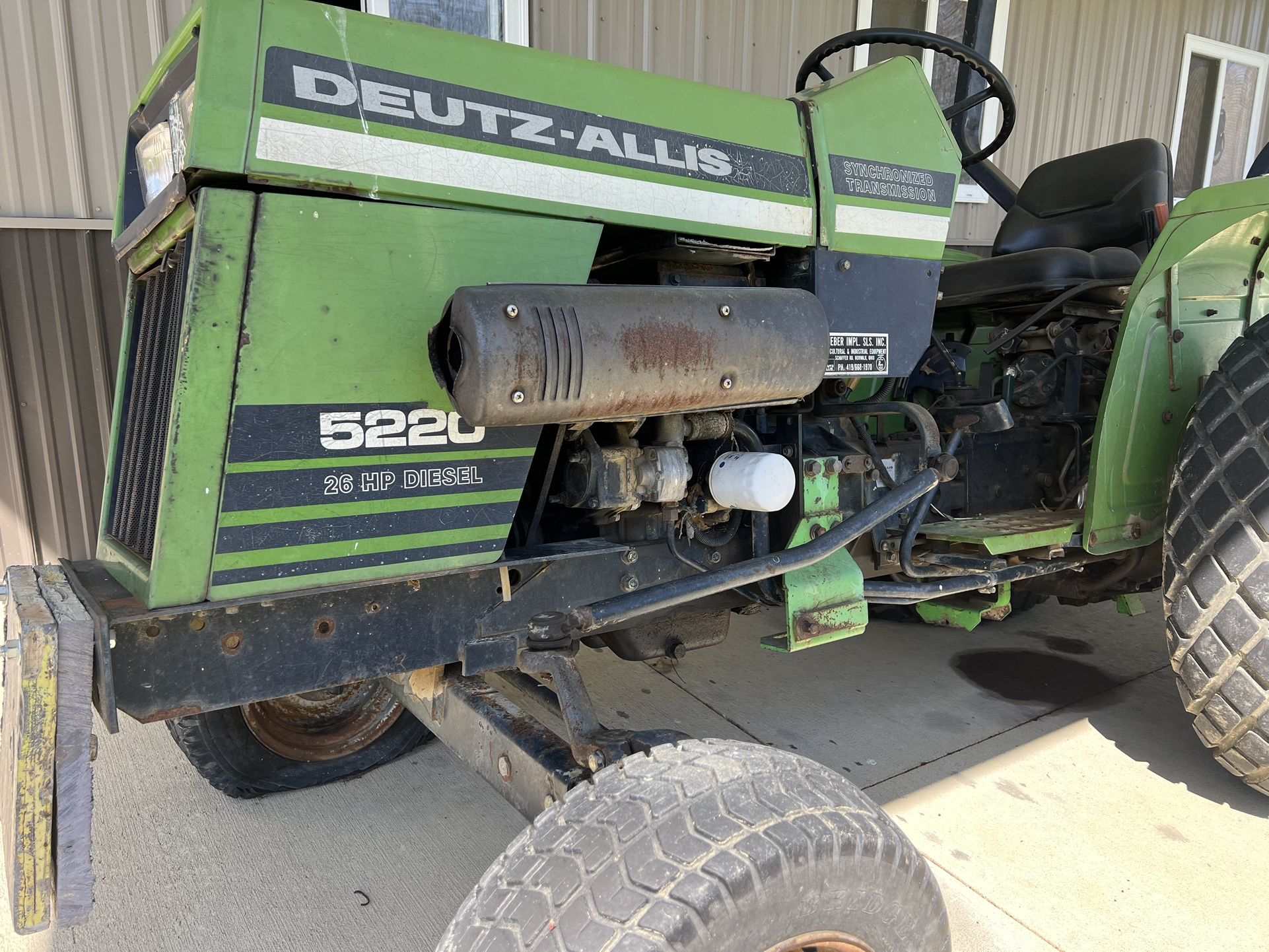 Deutz-Allis 5220 Tractor with Mower