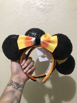 Candy corn Minnie ears