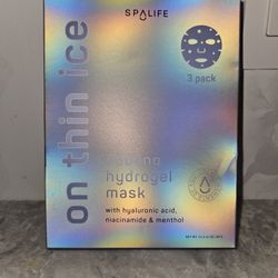 SpaLife On Thin Ice Cooling Hydrogel Mask 3-pack