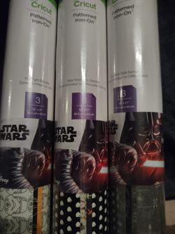 Cricuit Star Wars Iron-On Vinyl  Lot