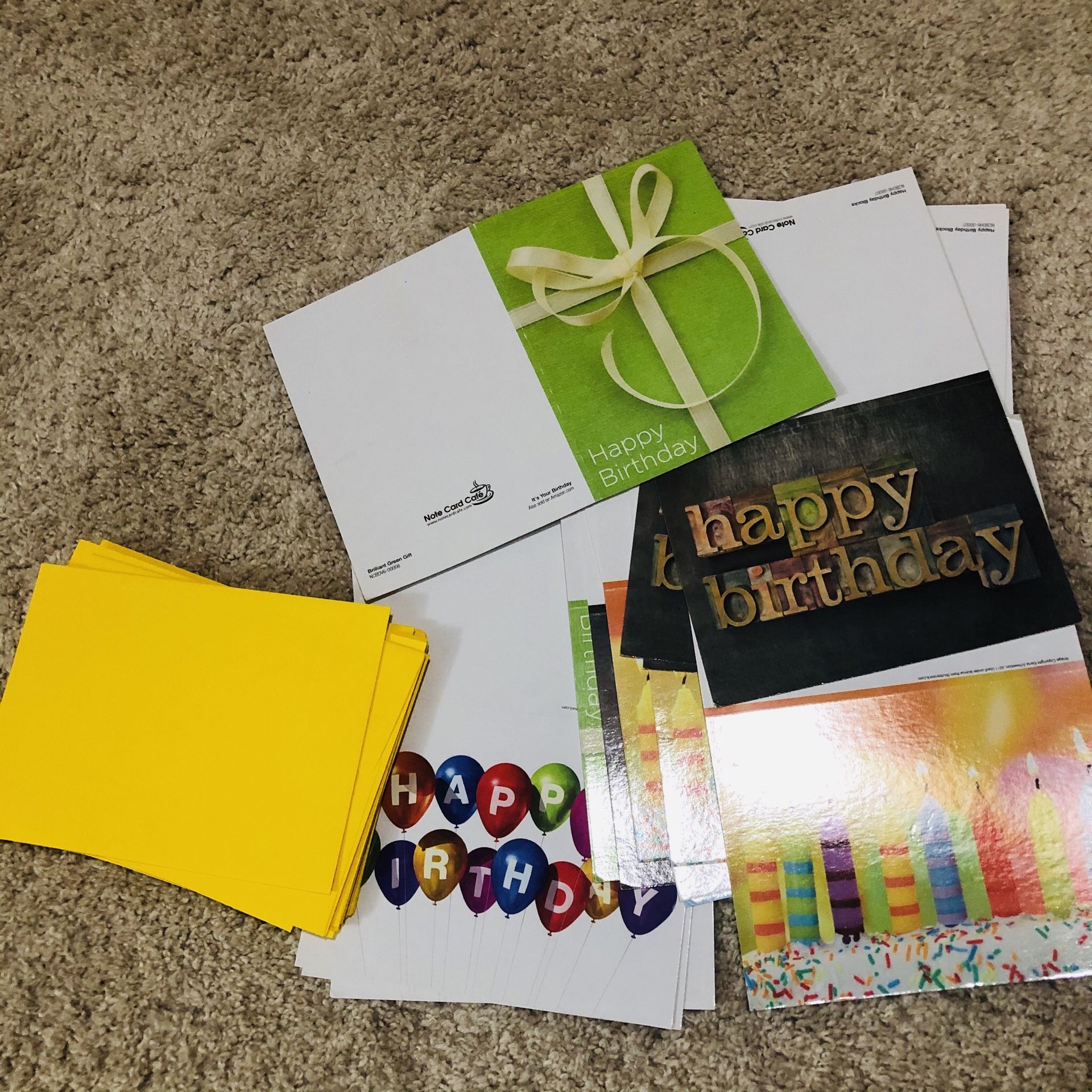15 pcs Birthday card