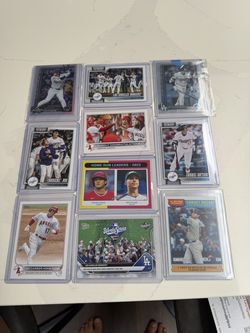 Shohei Ohtani 10 lot cards