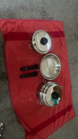 Saladmaster set of 3 pots 316ti