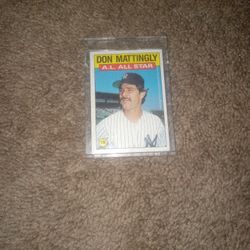 1986 Don Mattingly A.L All Star Topps #712 