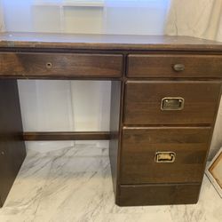 Vintage Solid Wood Desk