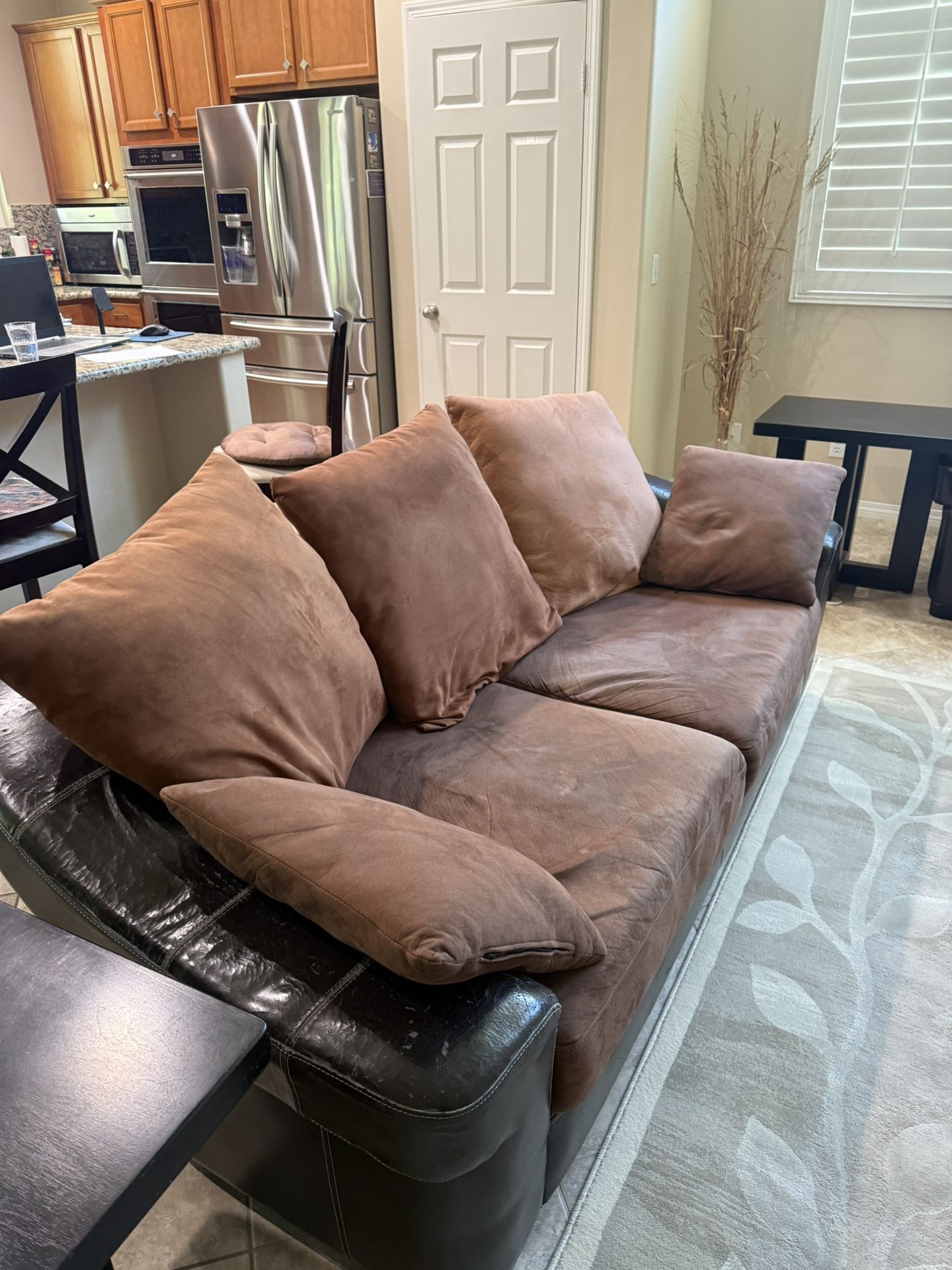 Couch, Loveseat, And Two End Tables