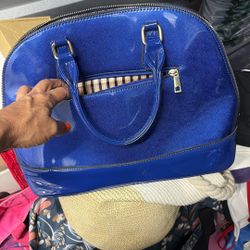 Navy Blue Purse Handbag Vantage