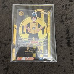 Borussia Dortmund Luffy Limited Promo Card One Piece