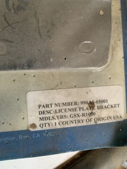 license plate bracket