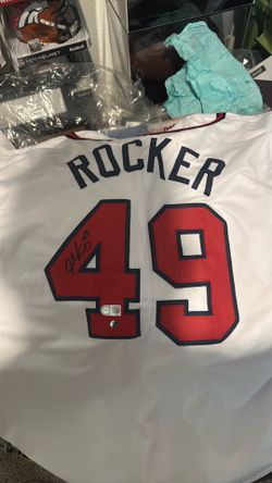 John Rocker signed Braves jersey