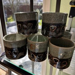 Vintage Asian Tea Cups