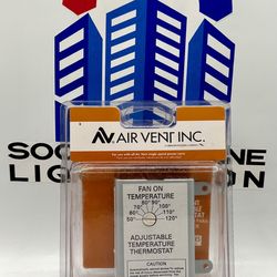 AIR VENT INC / 58033 / Single Speed Adjustable Thermostat for 2000/1800 Series