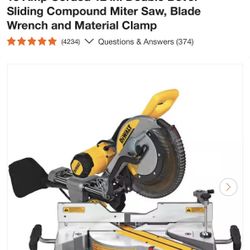 [New DWS-779] 12 in Double Bevel Sliding Compound Miter Saw