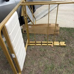 FREE TWIN BED, 2 Sponge Mattresses, 1 Box Take All Please