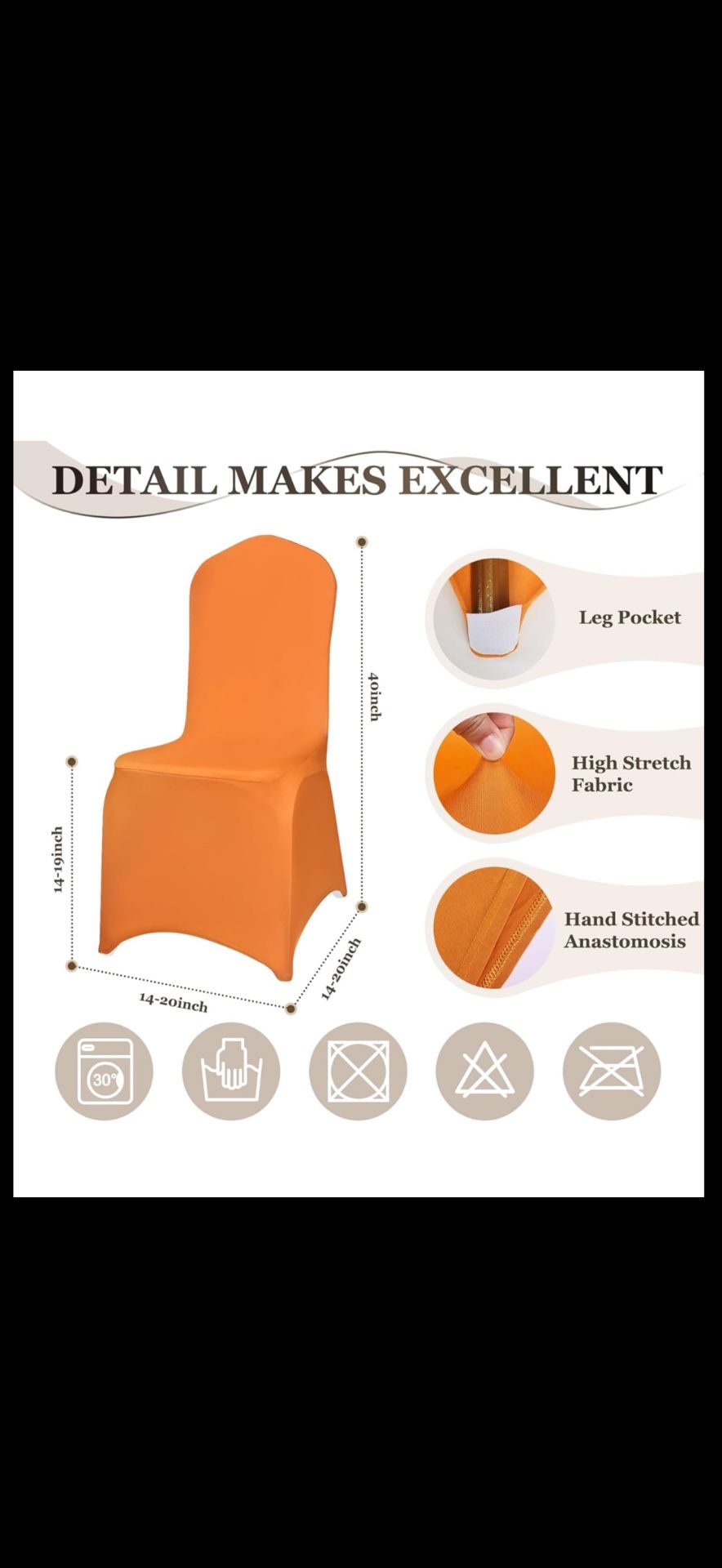 Chair covers (29 pieces).