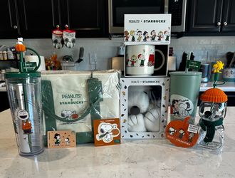 Starbucks x Peanuts Collab Fall Collection 2026 NEW!