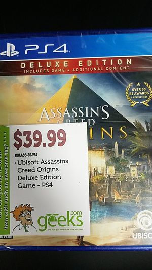 Ps4 Assassins Creed Origins Deluxe Edition New For Sale In Temecula Ca Offerup