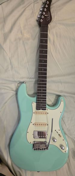 Schecter Nick Johnston Traditional HSS 10th Anniversary Electric Guitar - Atomic Green