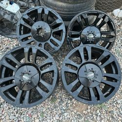 RIMS 16X8½....5 LUGS FIT JEEP GRAND CHEROKEE JEEP COMANDER CHEVY SILVERADO YUKON TAHOE SUBURBAN CHEVY IMPALA 5X5 