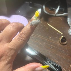Lab Grown Diamond Ring , 10k Size 7 