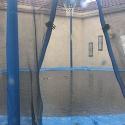Trampoline, Taken Apart And Ready For A Pick Up