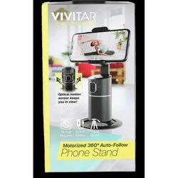 Motorized 360° Cell Phone Stand