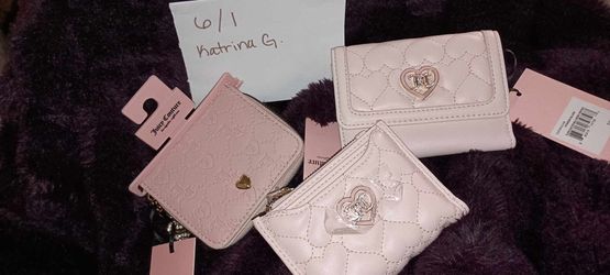 Lite Pink Hearts Juicy Couture Wallets