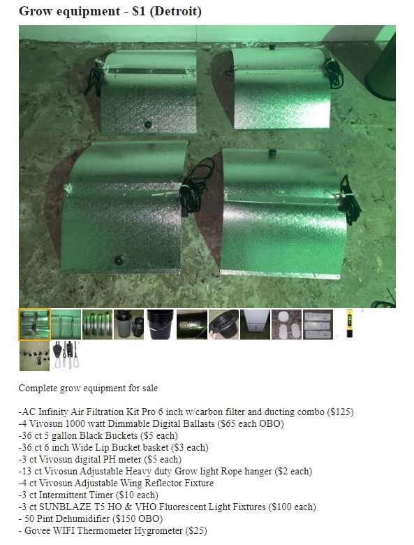 $500 (Make Me An Offer ) Complete Grow Equipment