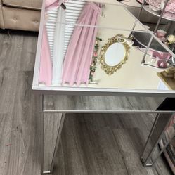 Mirrored Coffee Table Silver 