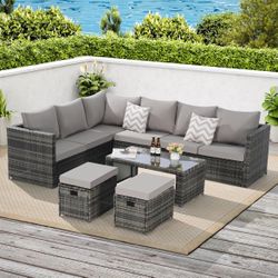 6-Piece Outdoor Patio Furniture Set