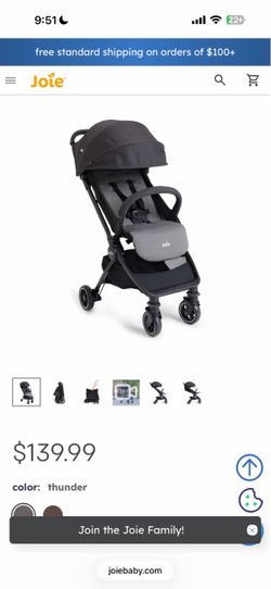 Joie travel stroller
