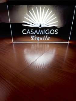 CASAMIGOS LED NEON WHITE LIGHT SIGN 8x12