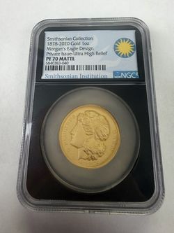 NGC PF70 Matte 1(contact info removed) Gold 1oz Morgan's Eagle Coin