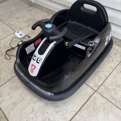 Kidzone 12V 2 Driving Mode Ride On Bumper Car for Kids 1.5-6 Year Old W/ parent Remote Control