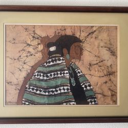 Batik from NewMexico gallery , professionally Framed