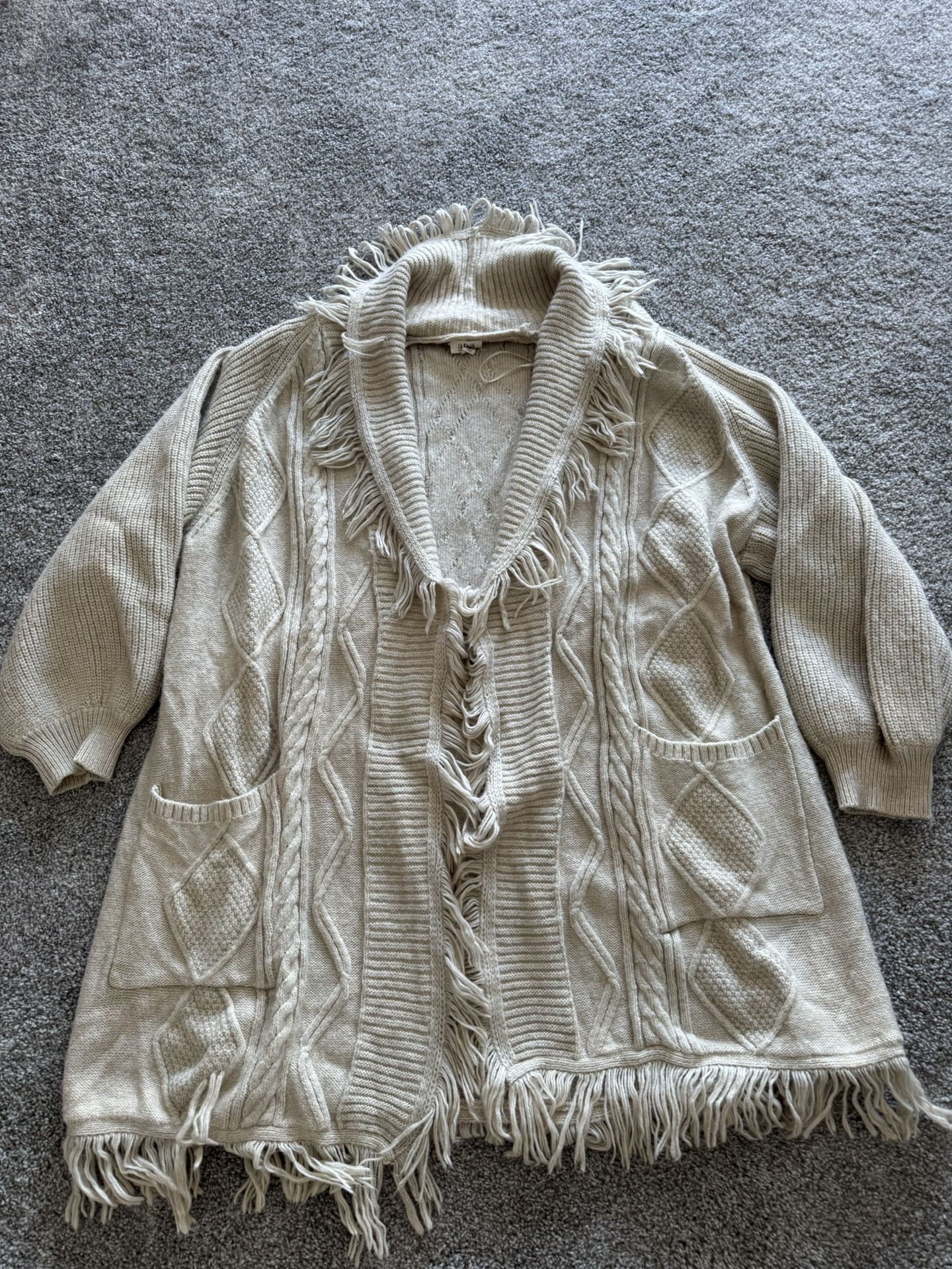 Women's cardigan coat, size 2X, like new!