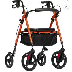 Rollator Walker Orange 