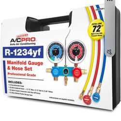 AC PRO R134 Manifold Gauge And Hose Set