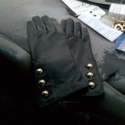 Michael Kors Gloves Leather Black