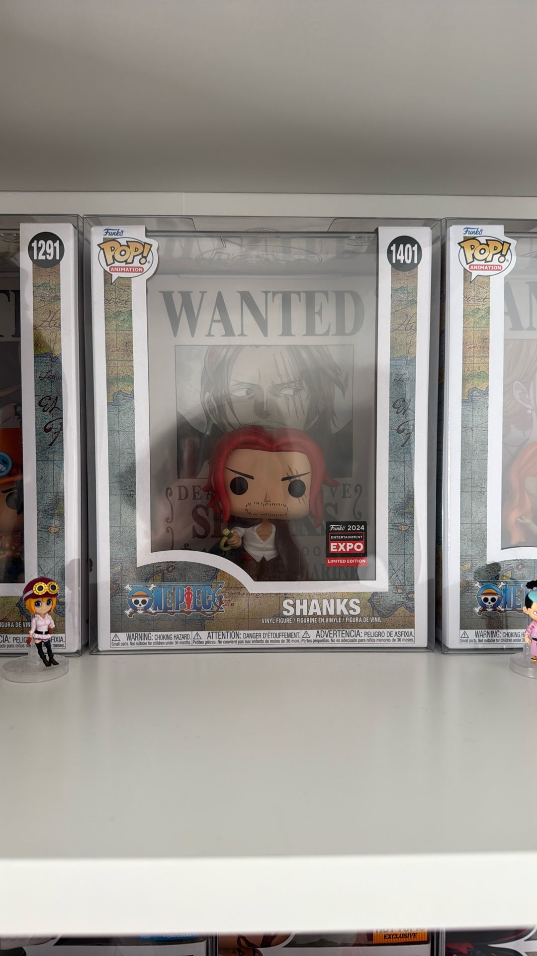 Funko Pop Animation: SHANKS Wanted Poster #1401 One Piece Funko Shared Exclusive