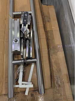 Glass door handle