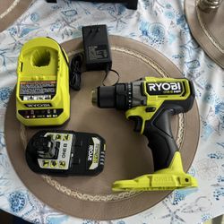 Ryobi One+ HP 18V BRUSHLESS Cordless Compact Drill Driver with Charger and Battery 2Ah Lithium HP