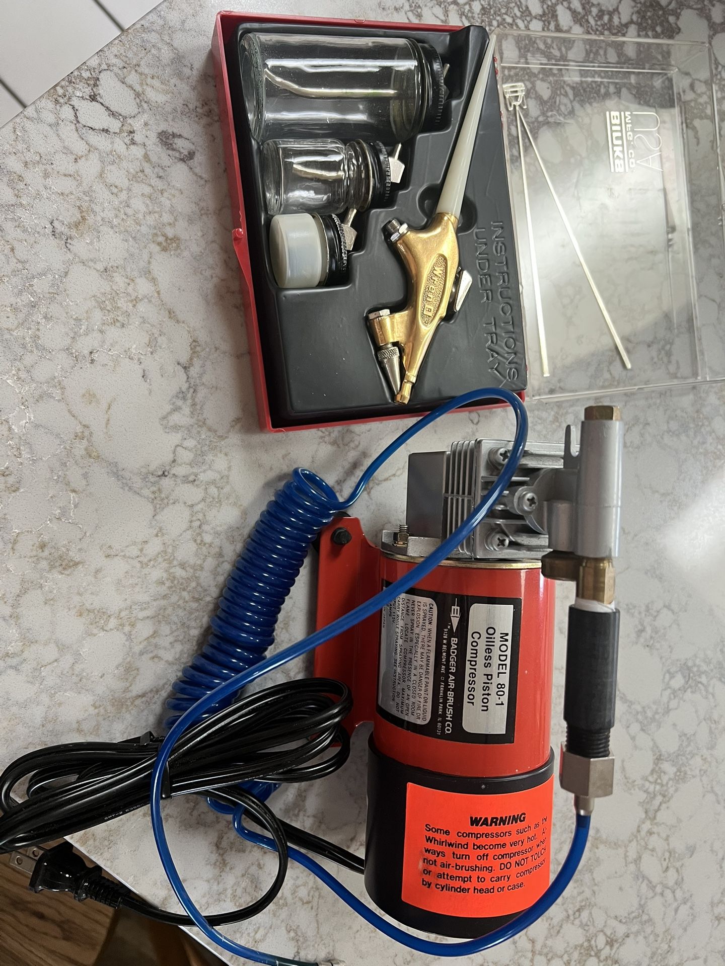 Compressor With Airbrush