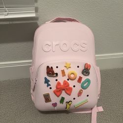 Crocs Bag + Charms (Brand New)