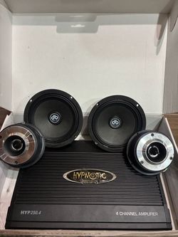 Amp & speakers & tweeters
