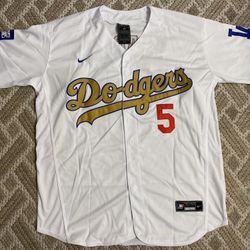 COREY SEAGER LOS ANGELES DODGERS GOLD WORLD SERIES JERSEY 2020 WS MVP