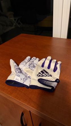 Adidas Football Receiver Gloves Size 2XL – Purple/White